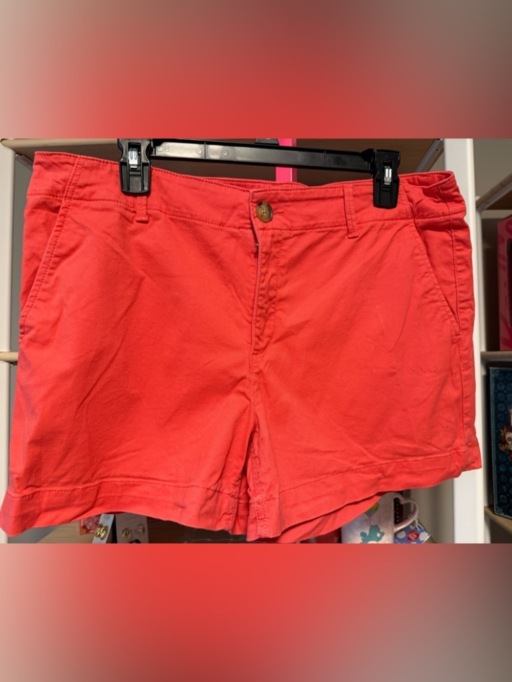 LOFT The Monroe Shorts – Size 12 – Coral 🌸